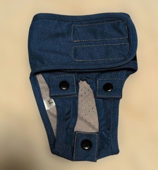 ③⑤ママうんころキャッチ！XSサイズ 青 メッシュ素材