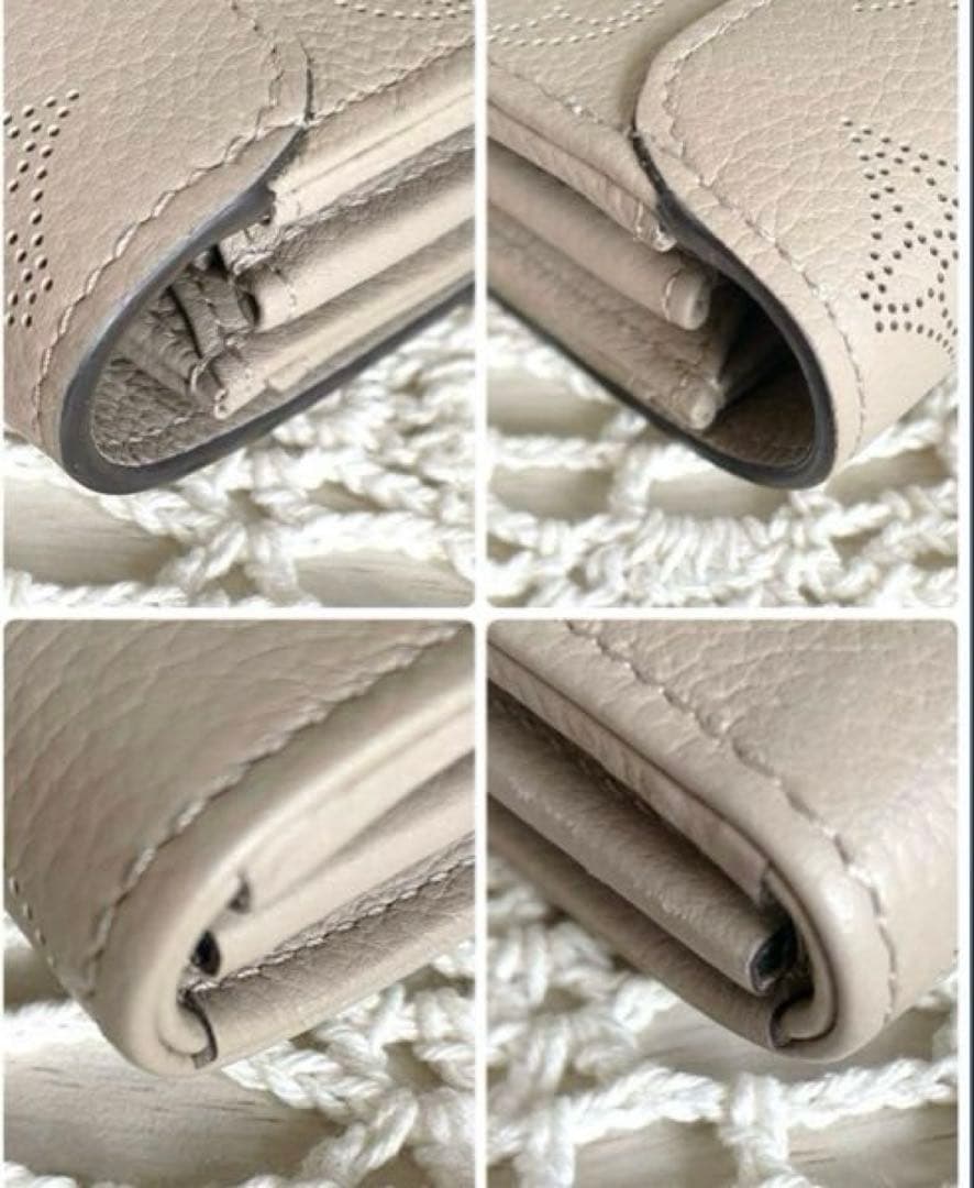 未使用級　ルイヴィトン　マヒナ ポルトフォイユ イリス ガレ