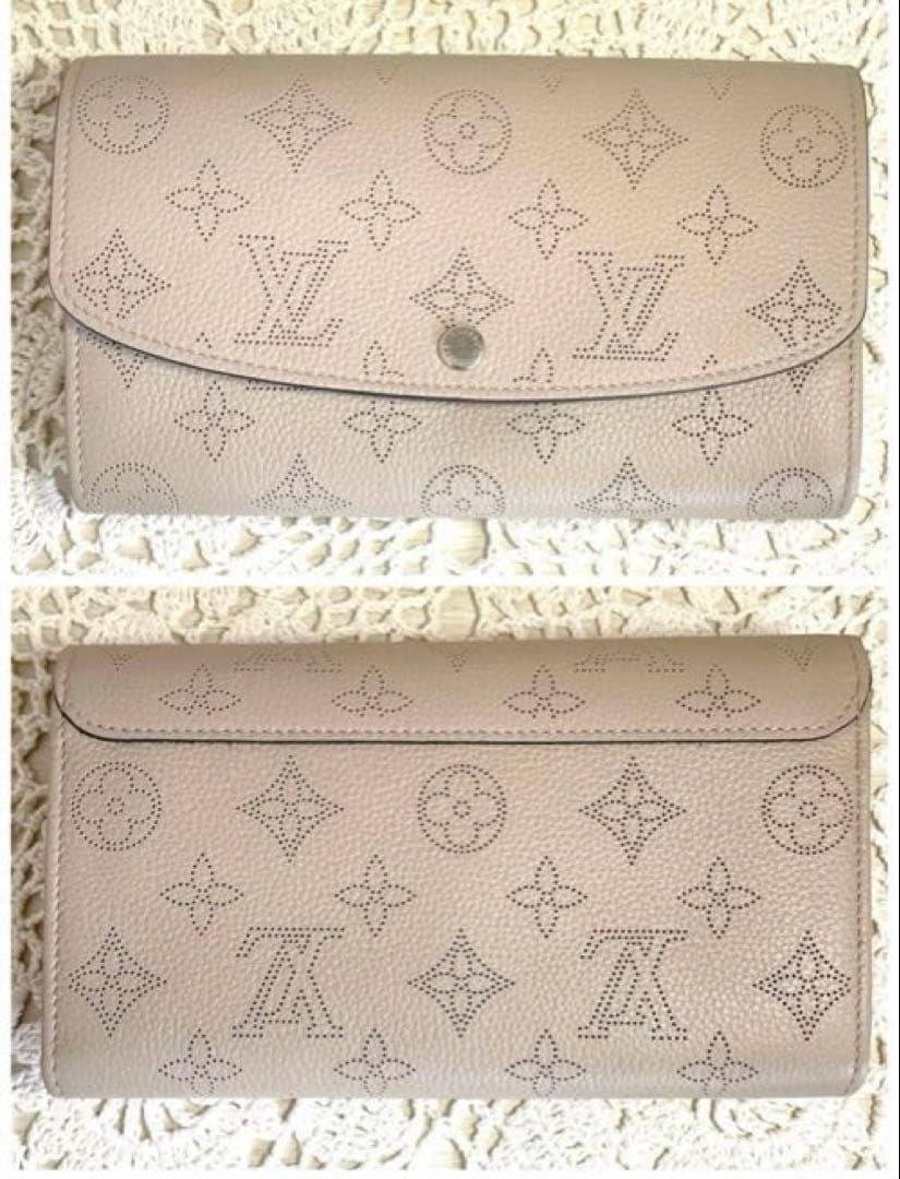 未使用級　ルイヴィトン　マヒナ ポルトフォイユ イリス ガレ