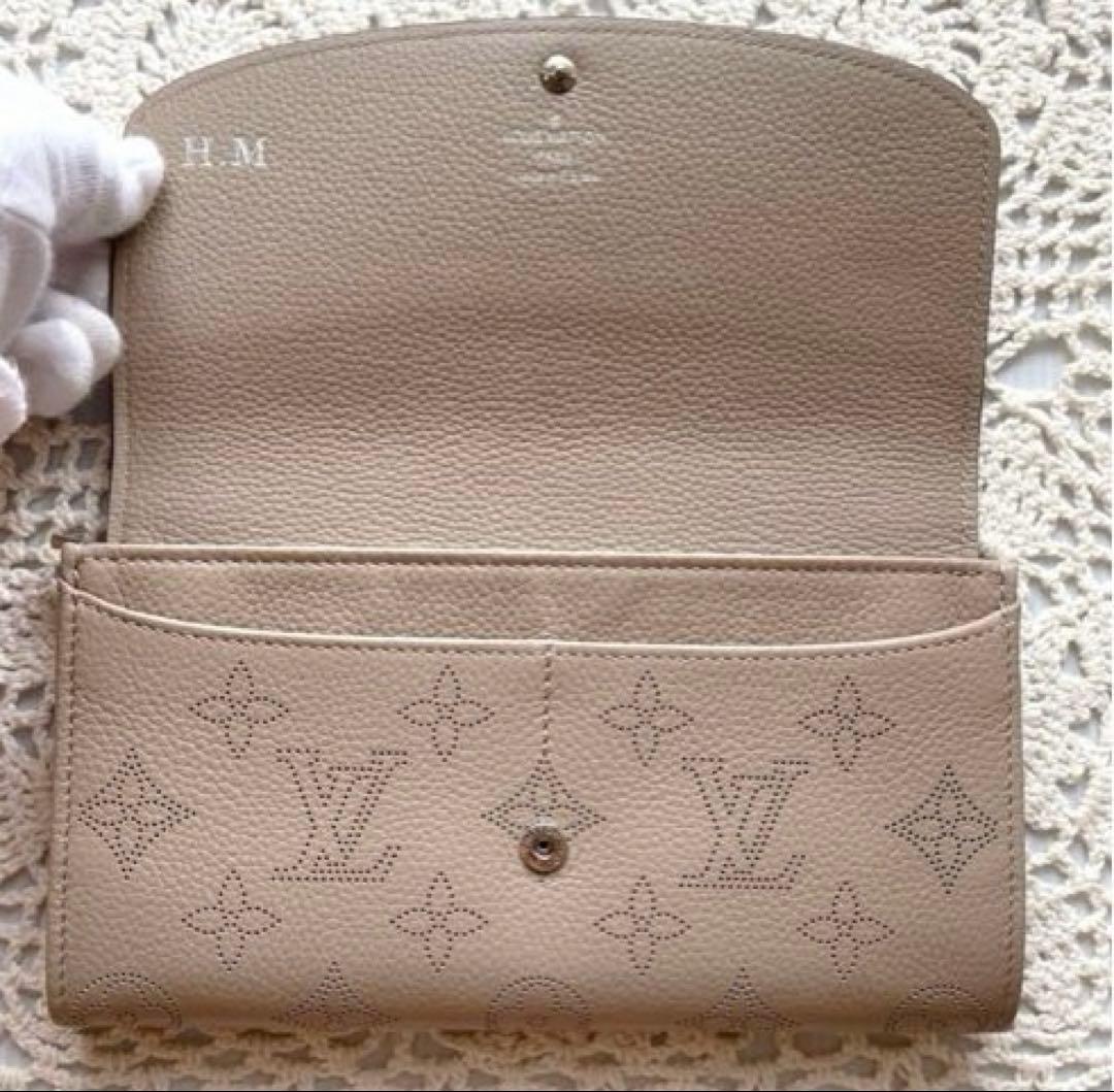 未使用級　ルイヴィトン　マヒナ ポルトフォイユ イリス ガレ