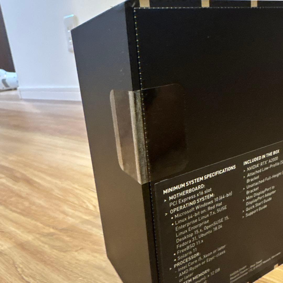 【新品・未開封】NVIDIA RTX A2000 6GB