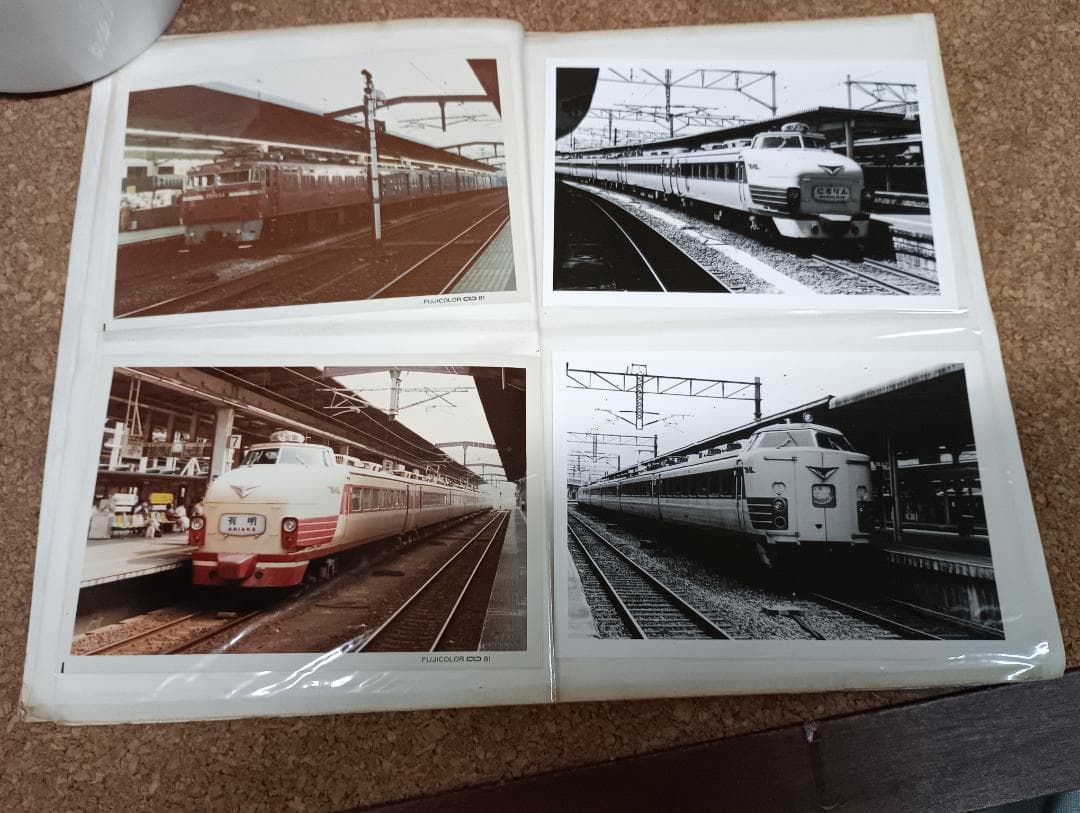 ４００６）鉄道写真　約１００枚　昭和５６年～５７年　電気機関車　特急電車など
