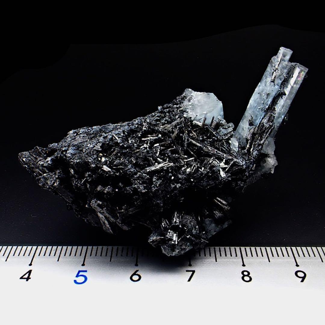 【ナミビア/エロンゴ産】アクアマリン＆ブラックトルマリン(ショール)