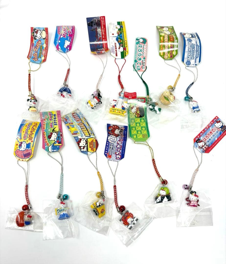 レア！ハローキティ ご当地キティストラップ 13個セット