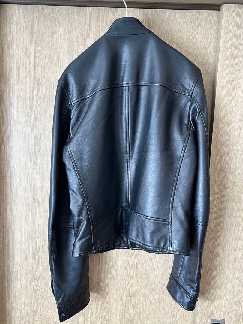 バーニーズニューヨーク　シングルライダース レザージャケット　ラムレザー