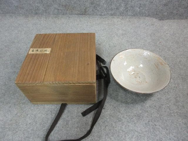 唐津焼 茶碗 [B24201] 絵唐津 茶道具 アンティーク 古玩 古美術