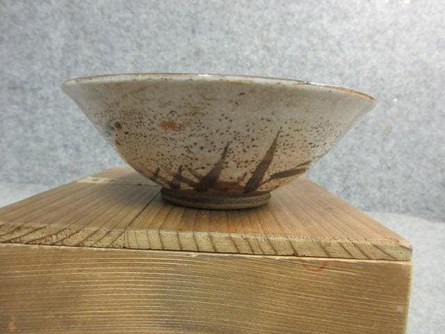 唐津焼 茶碗 [B24201] 絵唐津 茶道具 アンティーク 古玩 古美術