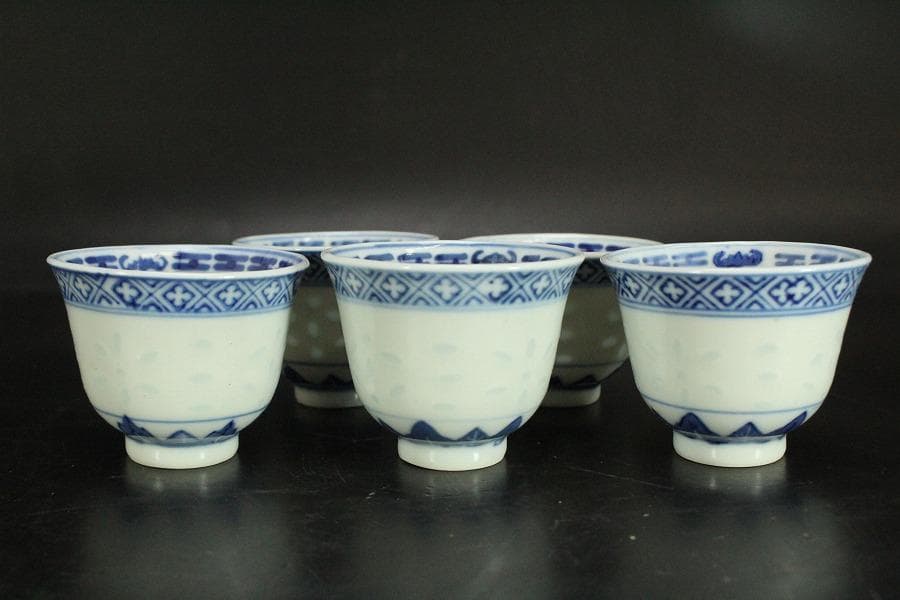 煎茶 中国美術 螢手 茶器 揃い(LC813)