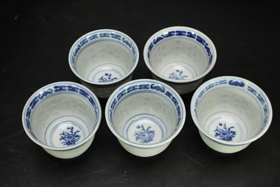 煎茶 中国美術 螢手 茶器 揃い(LC813)