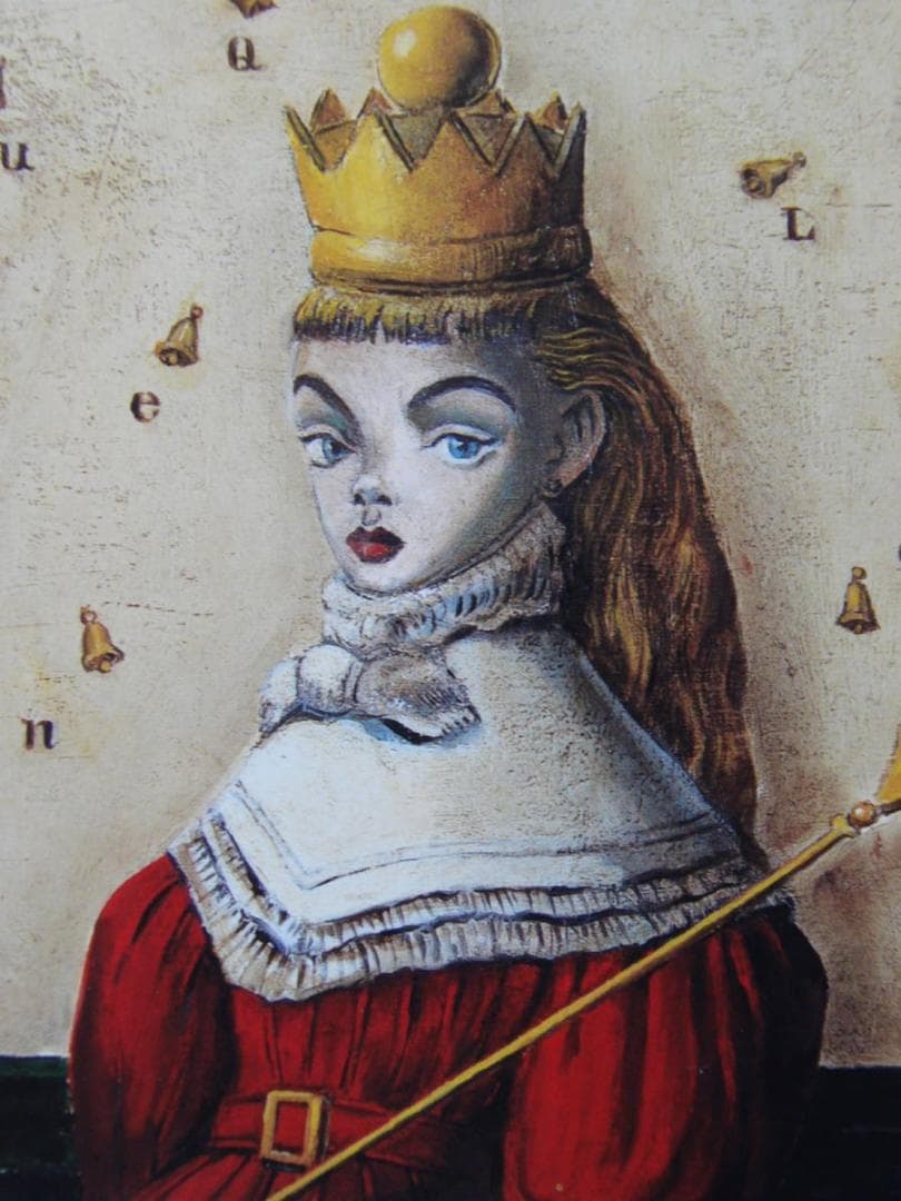 金子 國義、王女に扮したアリス、厳選、希少画集・額装画、ファンタジー