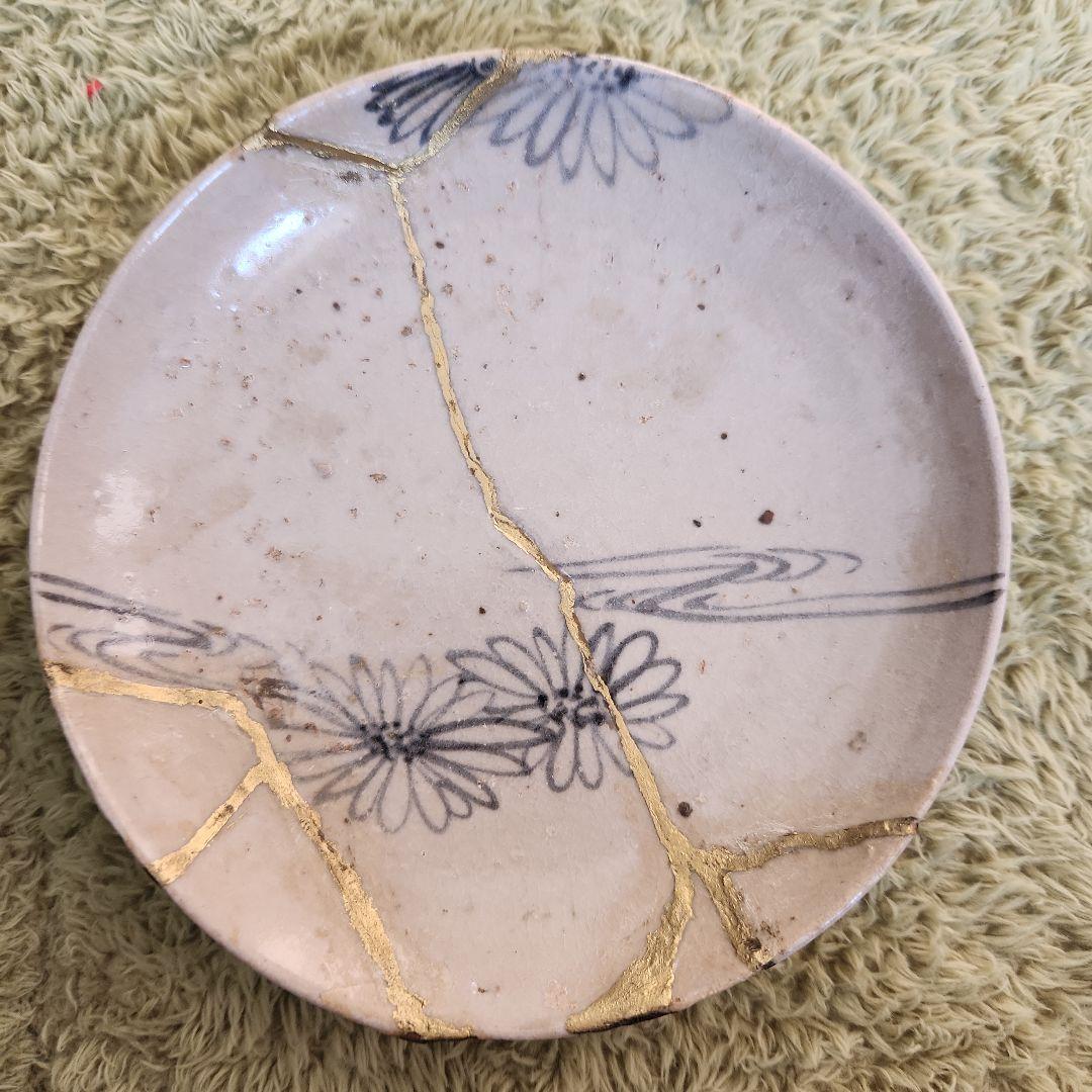 初期伊万里小山路窯金継ぎ中皿