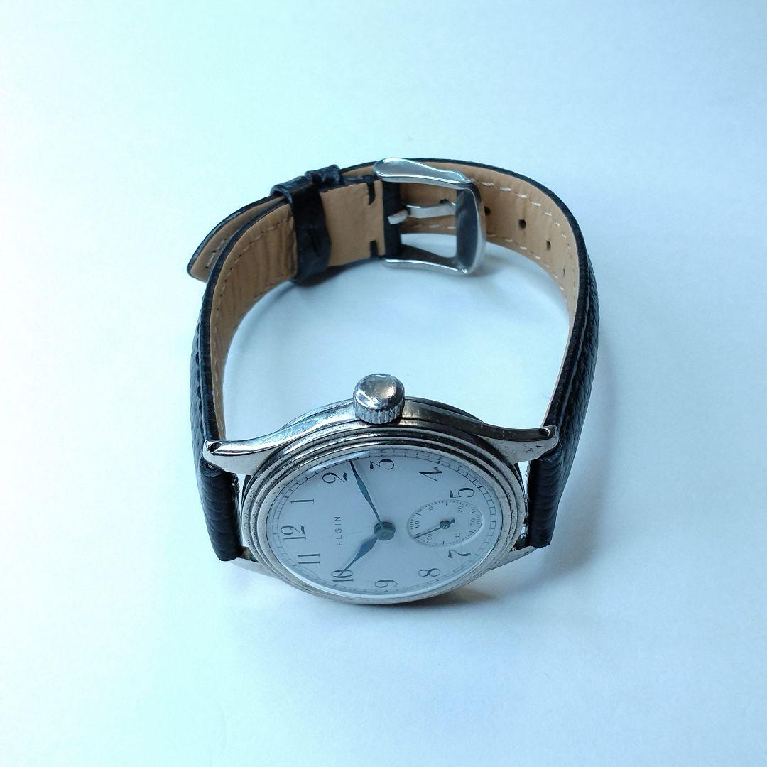 【1910s】ELGIN スモセコ OH済 ヴィンテージ腕時計