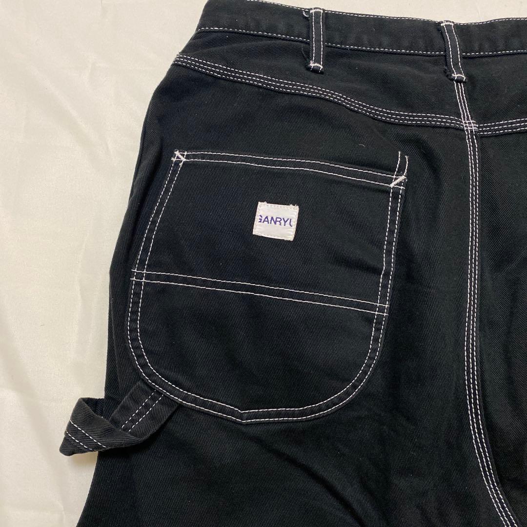 GANRYU ガンリュウ サルエルパンツ ボトムス ブラック 名作