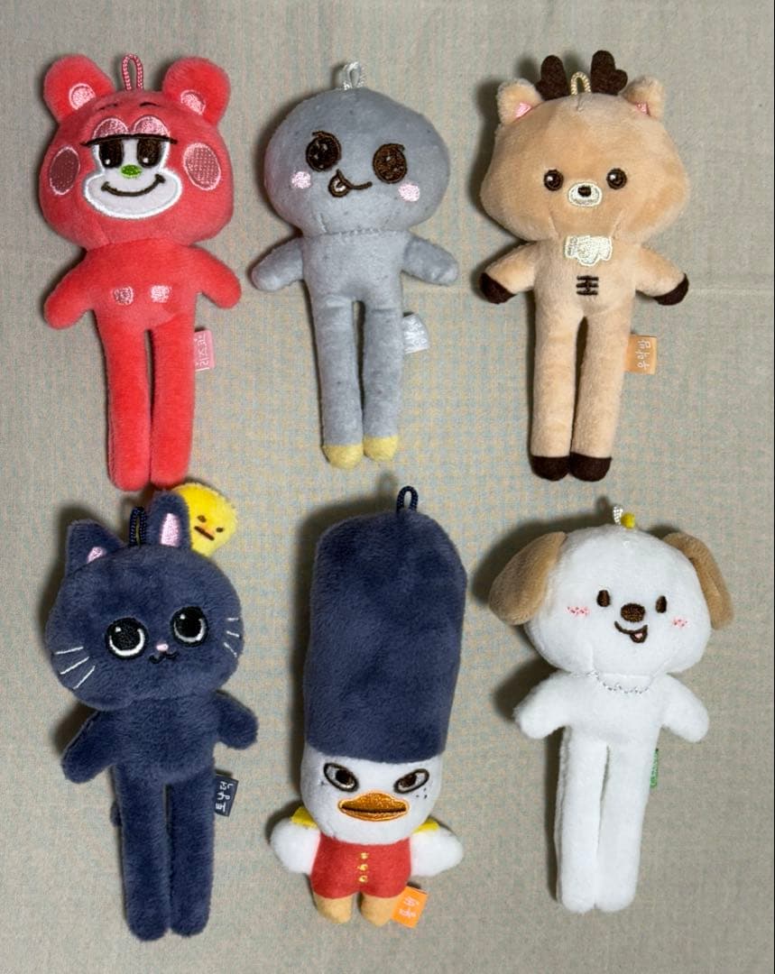 RIIZE LONG RIIZE KEY RING 6体セット　足長キーリング