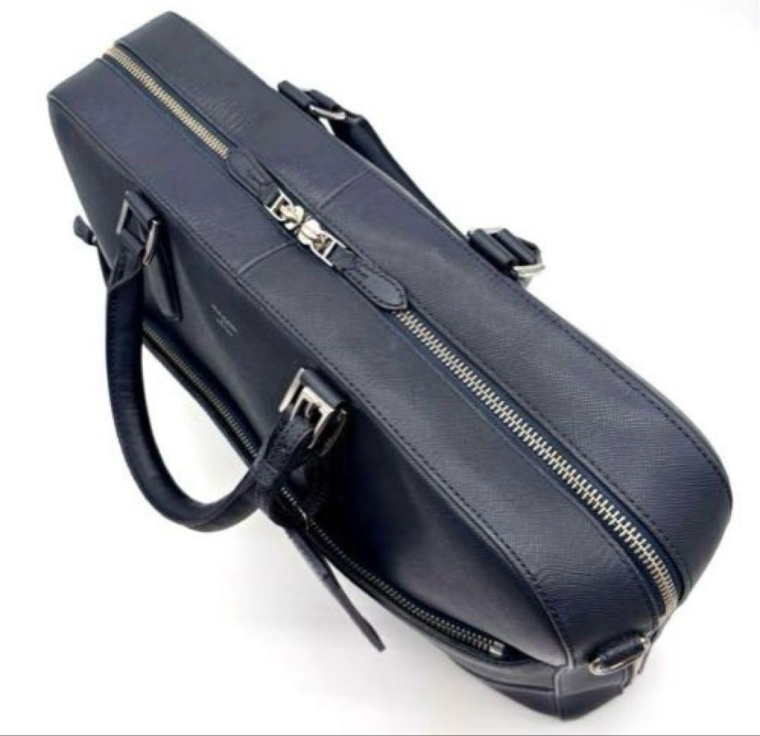 【PELLE MORBIDA】ビジネスバッグ キャピターノ ネイビー
