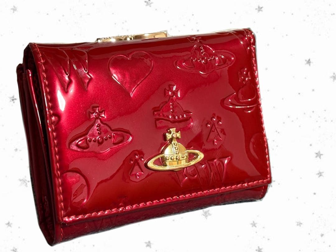 VivienneWestwood ヴィヴィアンウエストウッドエナメル三つ折り財布
