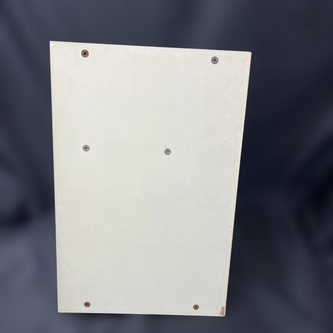 昭和レトロ　レトロポップ　飾り棚　ショーケース　オレンジ　古家具　インテリア