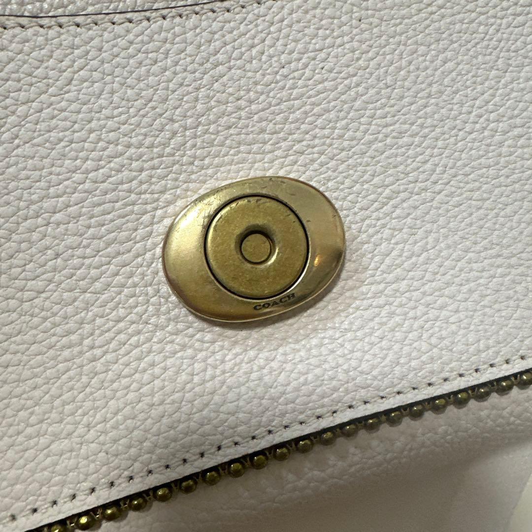 COACH コーチ ウィズ ビーズ タビー チェーンウォレット バッグ