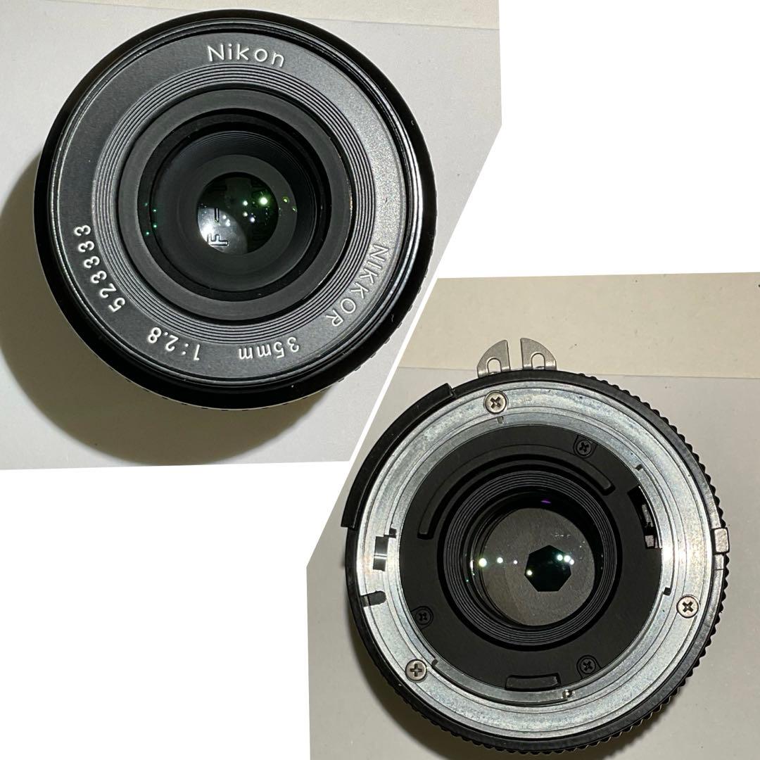 ニコン　NIKON FE　本体　ベルト　レンズｘ３　ケース　レリーズ　フィルター