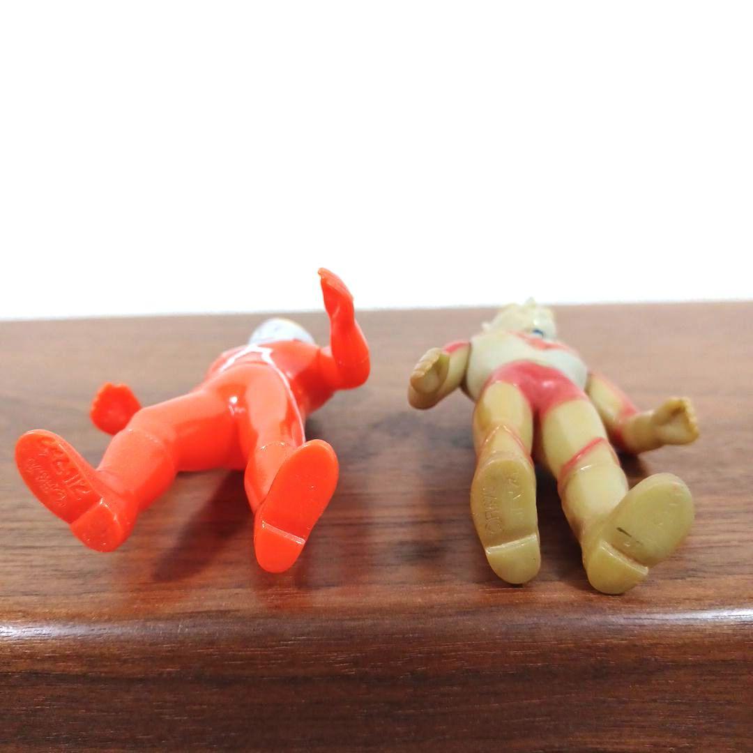 当時物　ブルマァク製「ウルトラマン＆ウルトラセブン」ソフビフィギュア2点セット