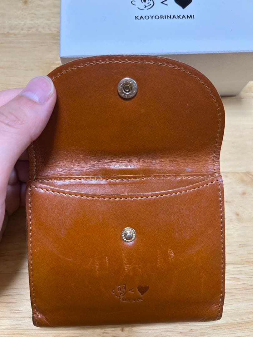 人気！！！　KAOYORINAKAMI 財布 ブラウン