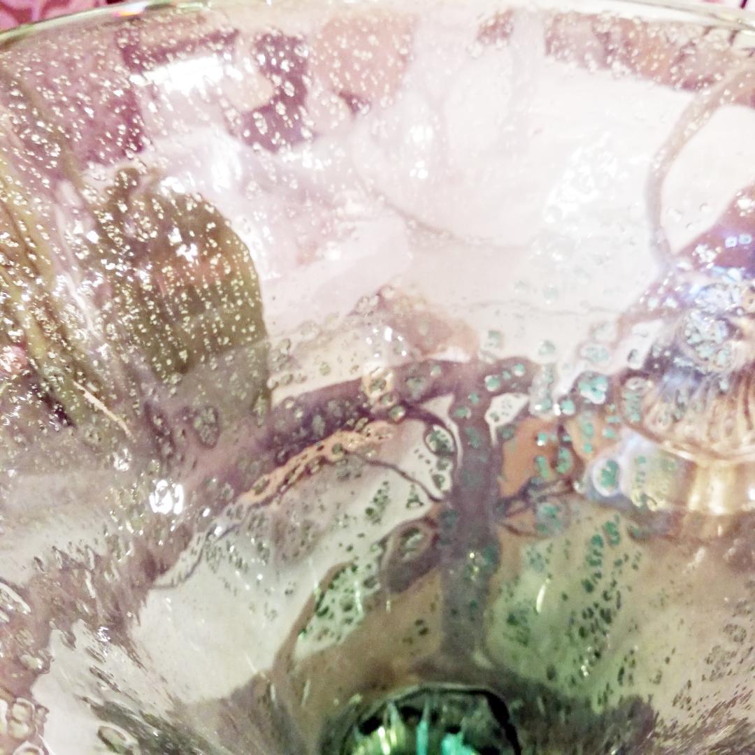 ◇OUTLET　イギリスアンティーク　フラワーベース　ガラス製