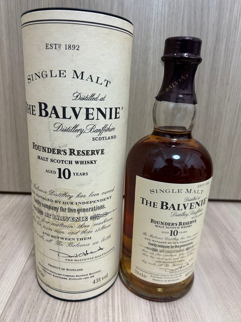 (希少品)The Balvenie Founder's Reserve 10年