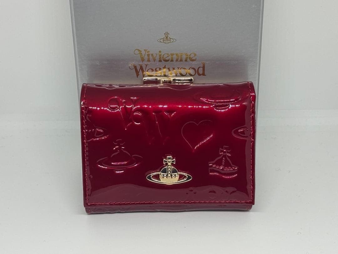 【新品未使用】Vivienne Westwood 赤 三つ折り財布