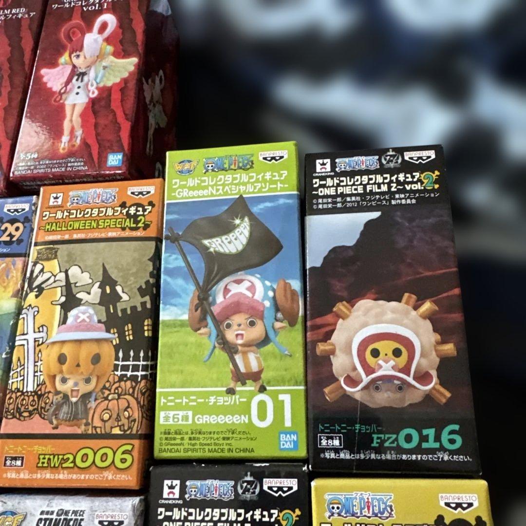 ワーコレ　ワールドコレクタブル　ワンピース　チョッパー　まとめ売りウタとサニー付