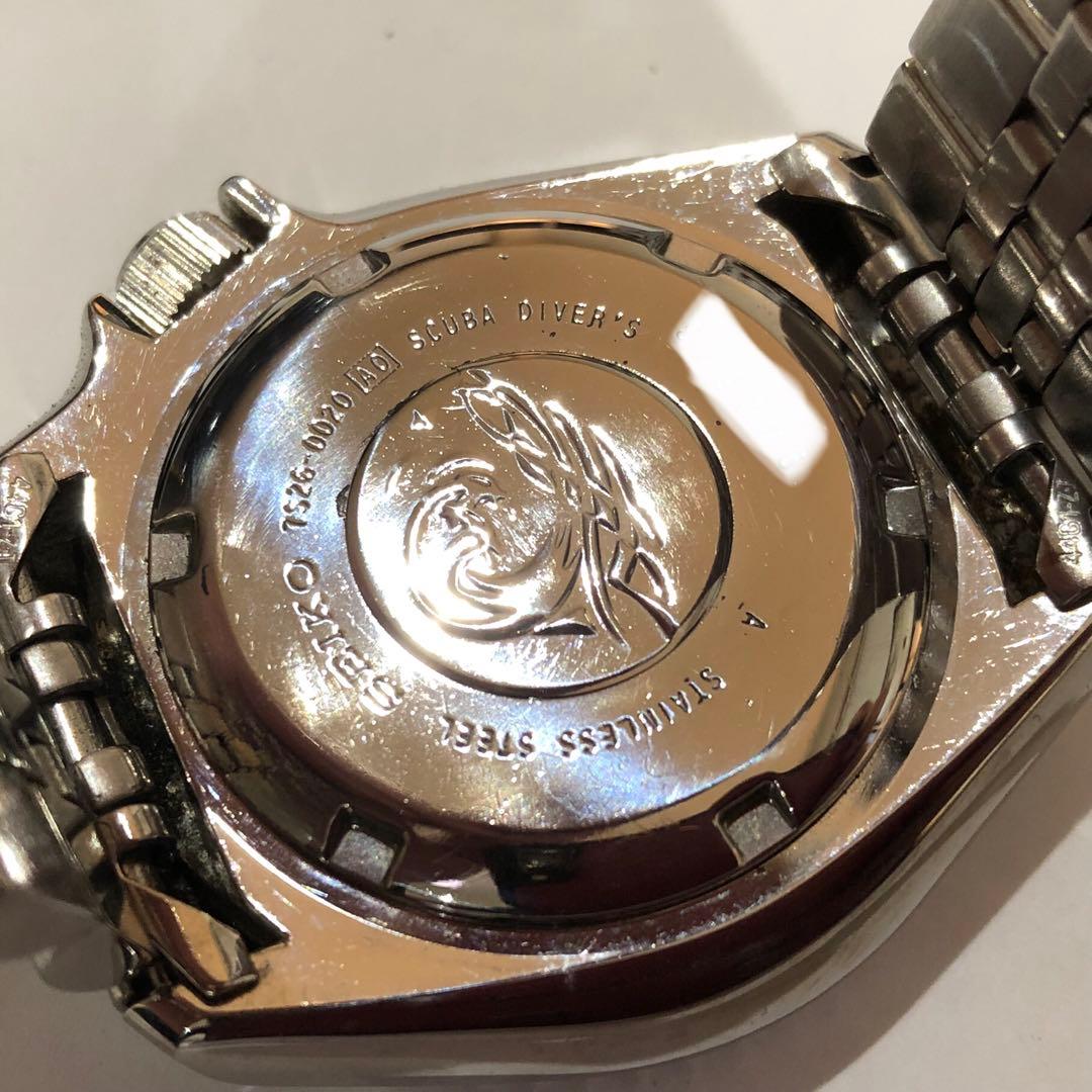 セイコー ダイバー ネイビーボーイ SKX009 メンズ　自動巻き腕時計