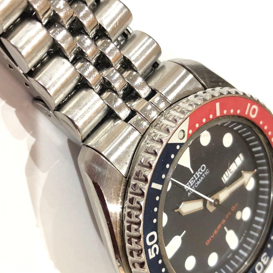 セイコー ダイバー ネイビーボーイ SKX009 メンズ　自動巻き腕時計