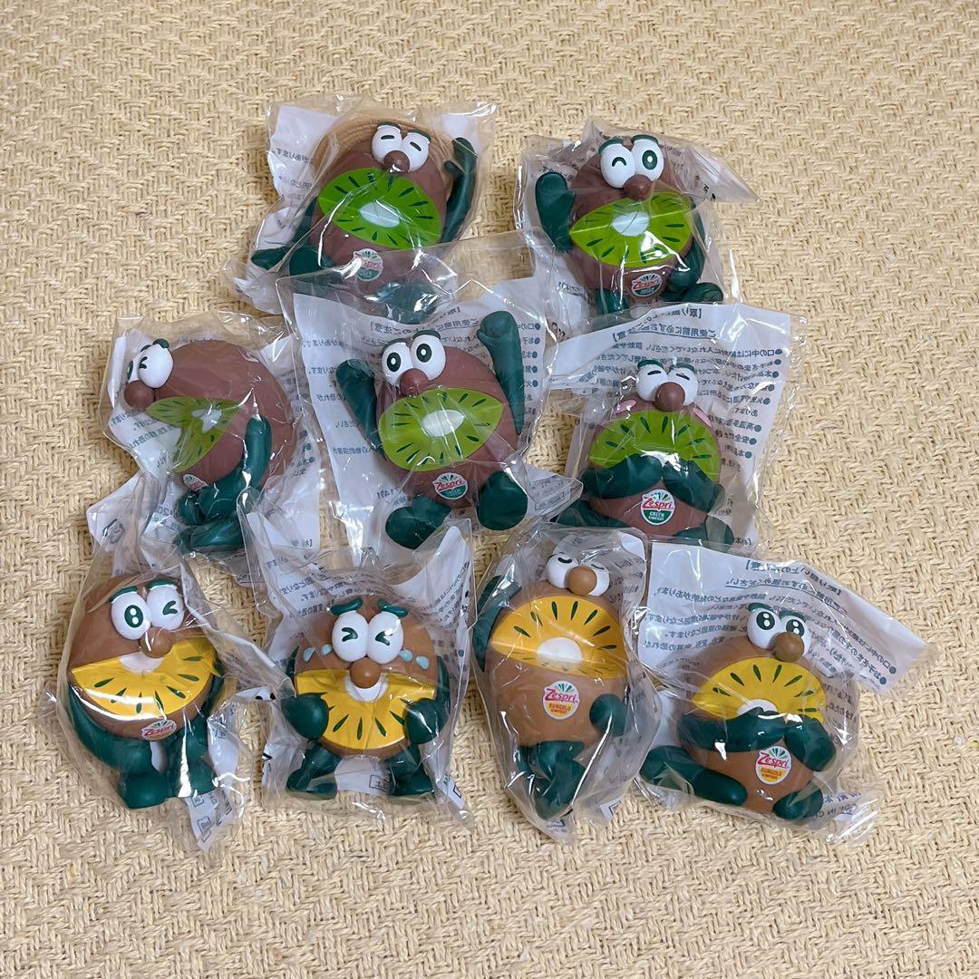 【新品未使用】キウイブラザーズ　フィギュア　9体セット　レア　限定