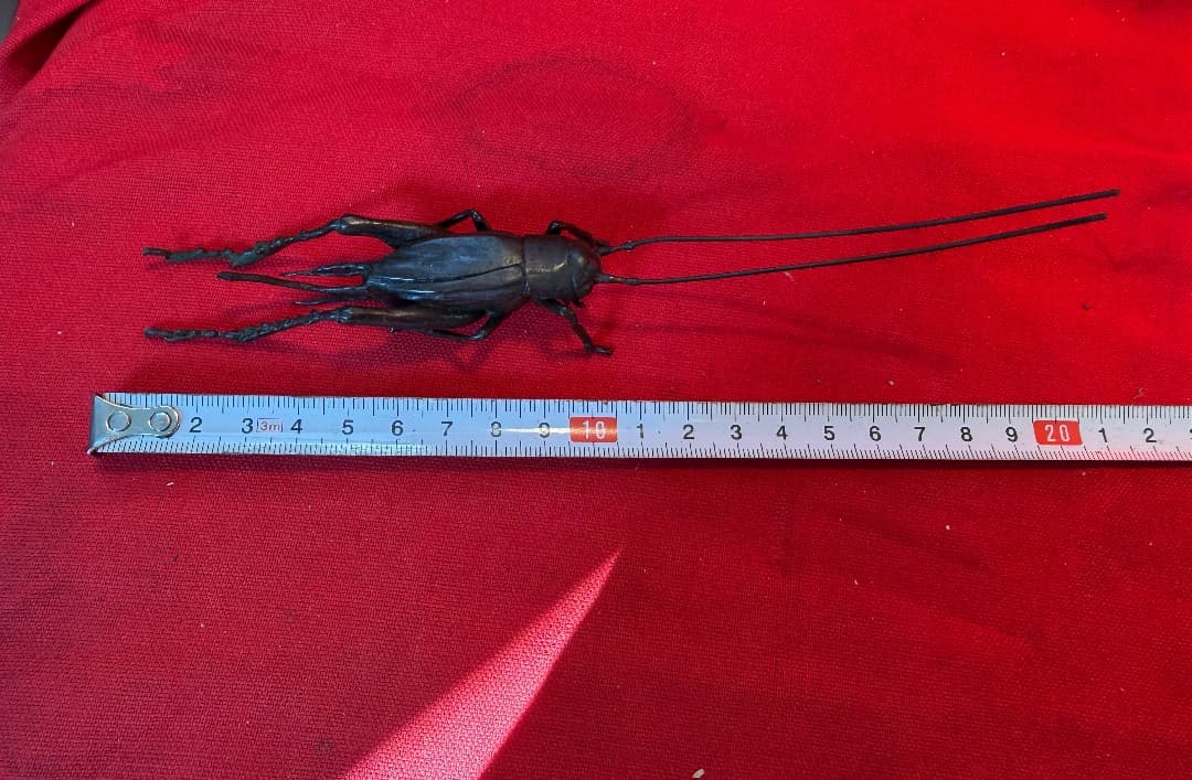 銅製置物　置物　インテリア 置物銅 コオロギ_