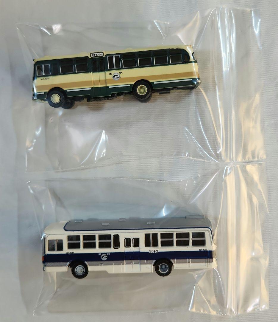 ジオコレ 1/150「バス営業所セット & バス転車場2 + 国鉄バス×2台」