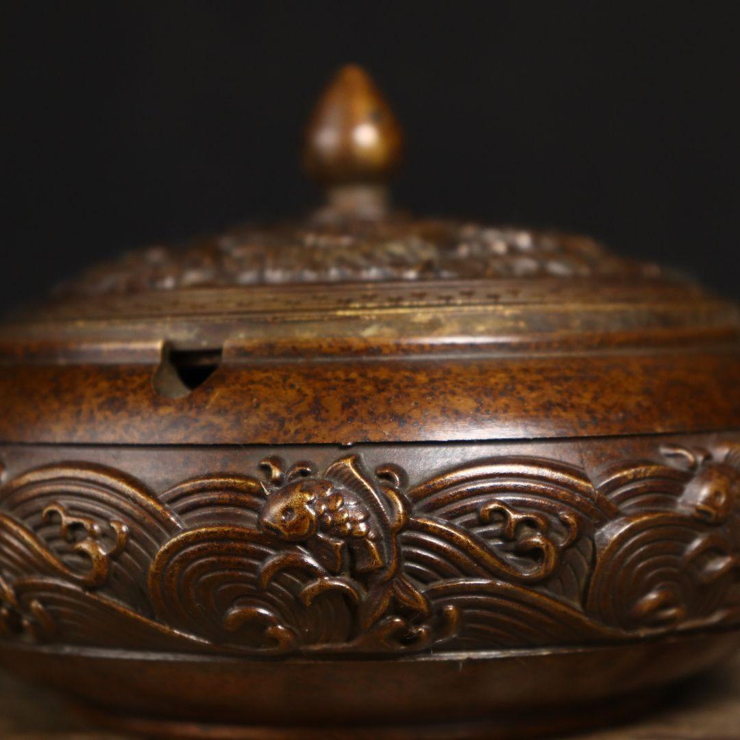 灰皿 リビング 茶室 茶台 香炉 置物 銅器 銅製品