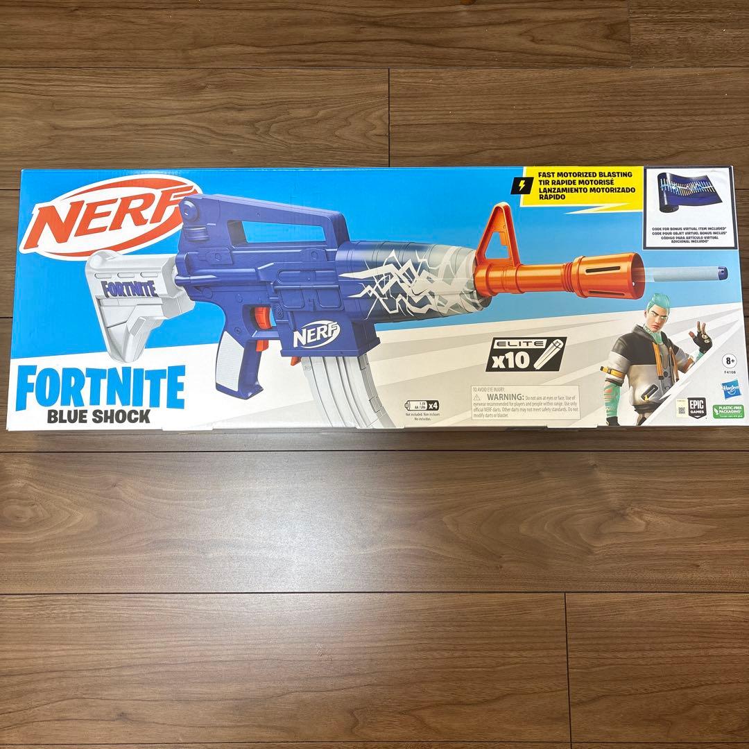 【新品未開封】NERF FORTNITE BLUE SHOCK