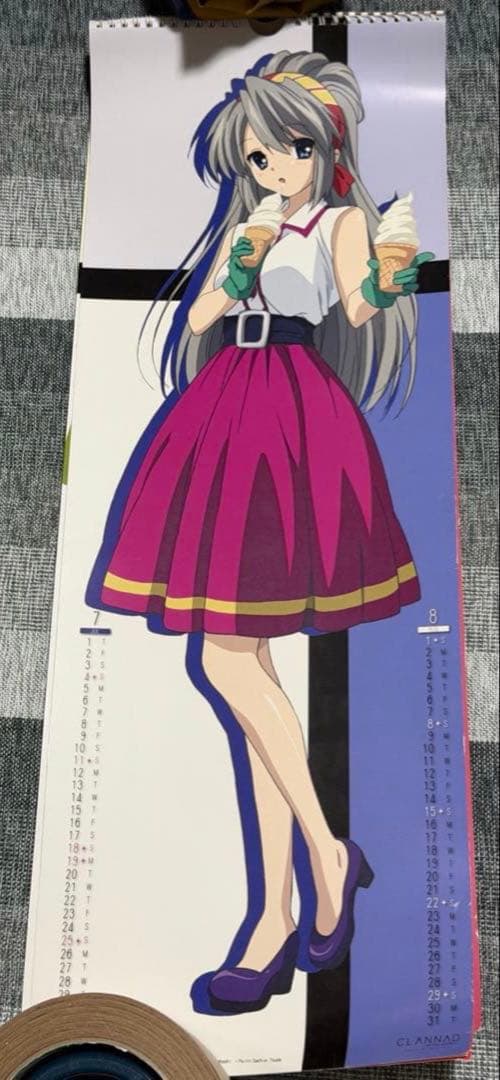 【京アニ正規品・レア】CLANNAD-クラナド- 2010年度スリムカレンダー