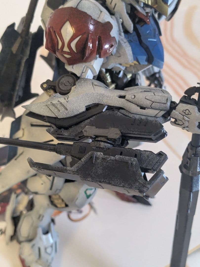 ◯*ョ様 mg ガンダムバルバトスルプス　塗装　完成品　バルバトスルプス