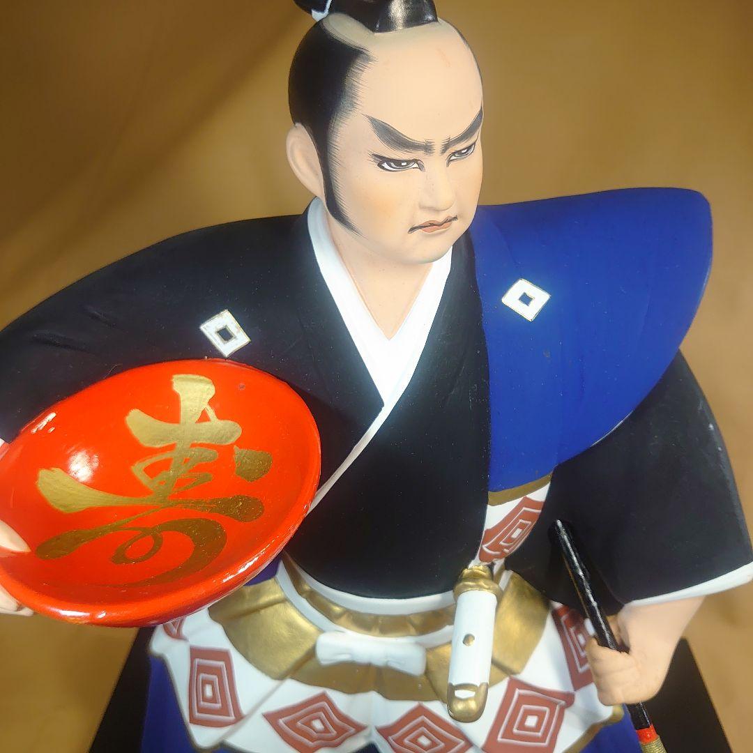 博多人形　黒田武士　献寿作