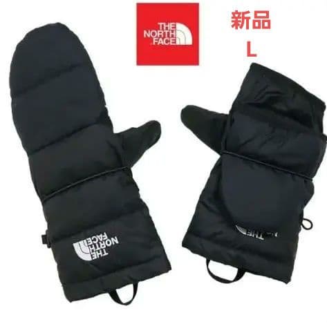 【新品】THE NORTH FACE ヌプシ コンバーチブルミット L 手袋 黒