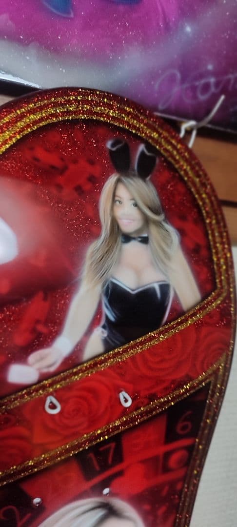 カスタムペイント スケボーデッキ ミューラル ラメ キャンディ