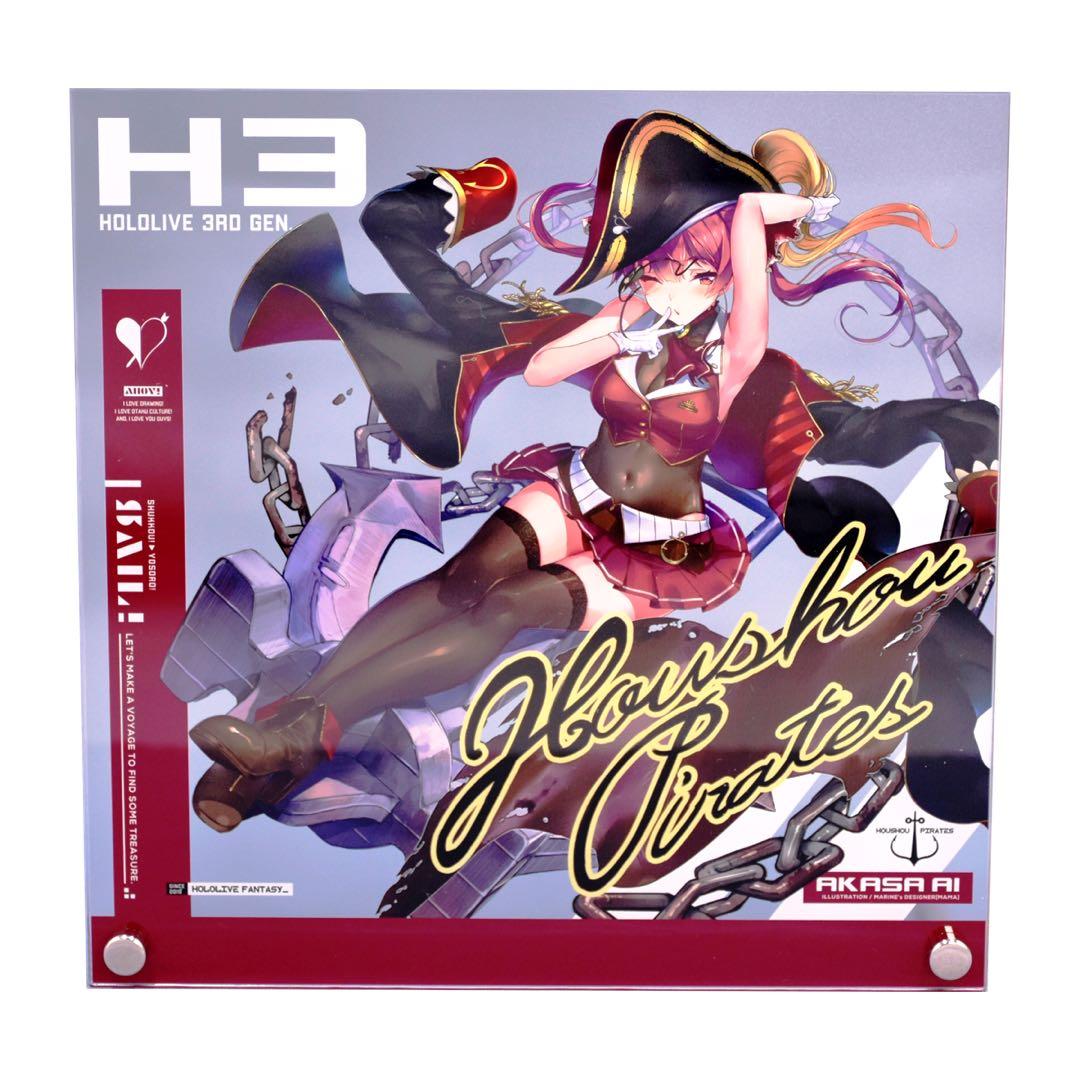 宝鐘マリンGALUDA-D Marine Edition 直筆サイン入パネル