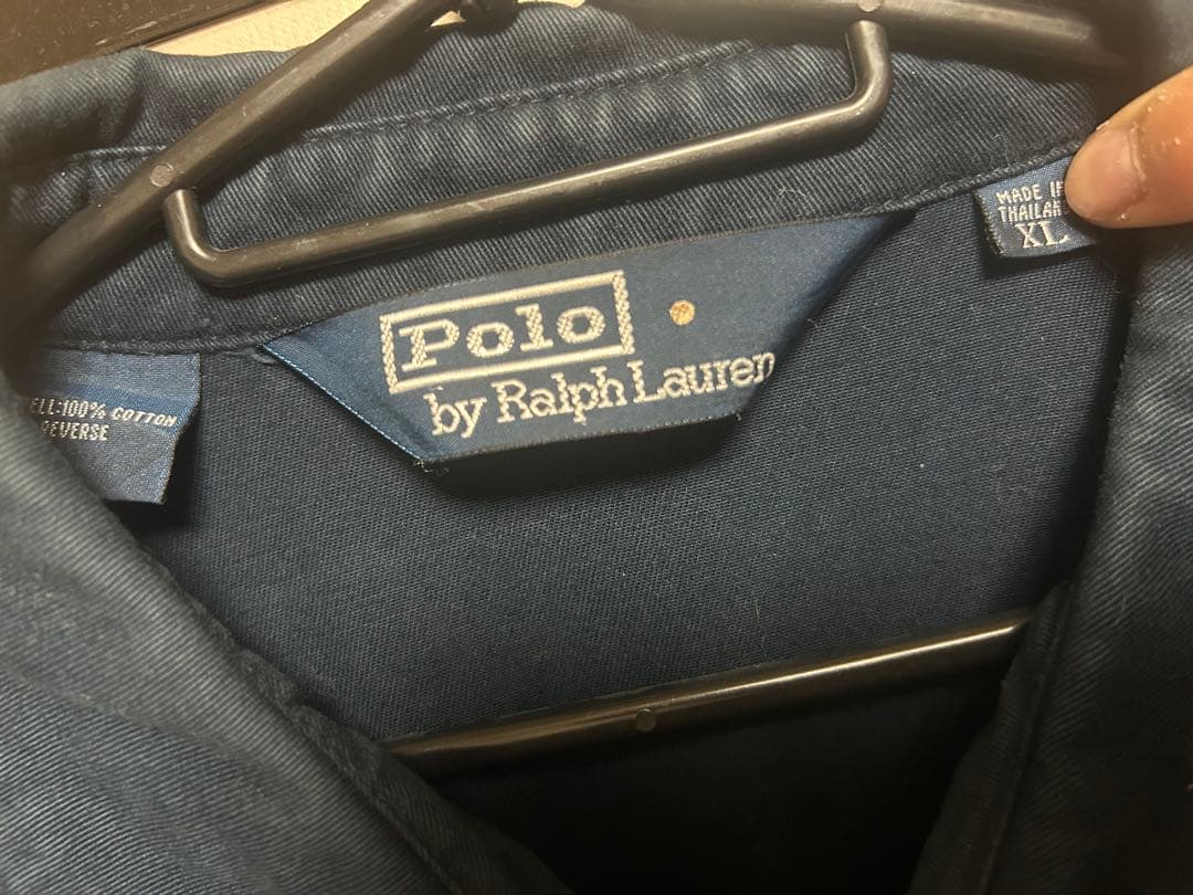 90s ラルフローレン ビンテージ スウィングトップ XLネイビー