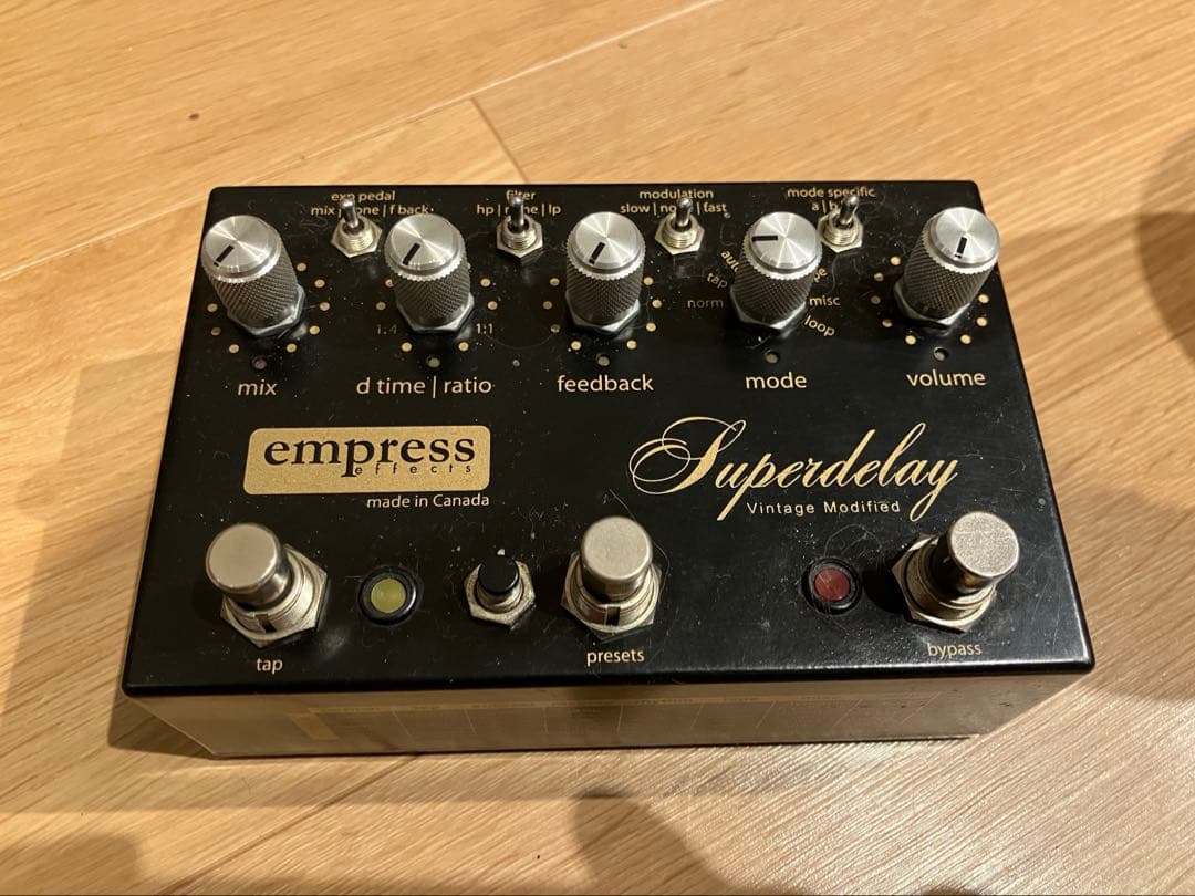 Empress Superdelay ディレイエフェクター