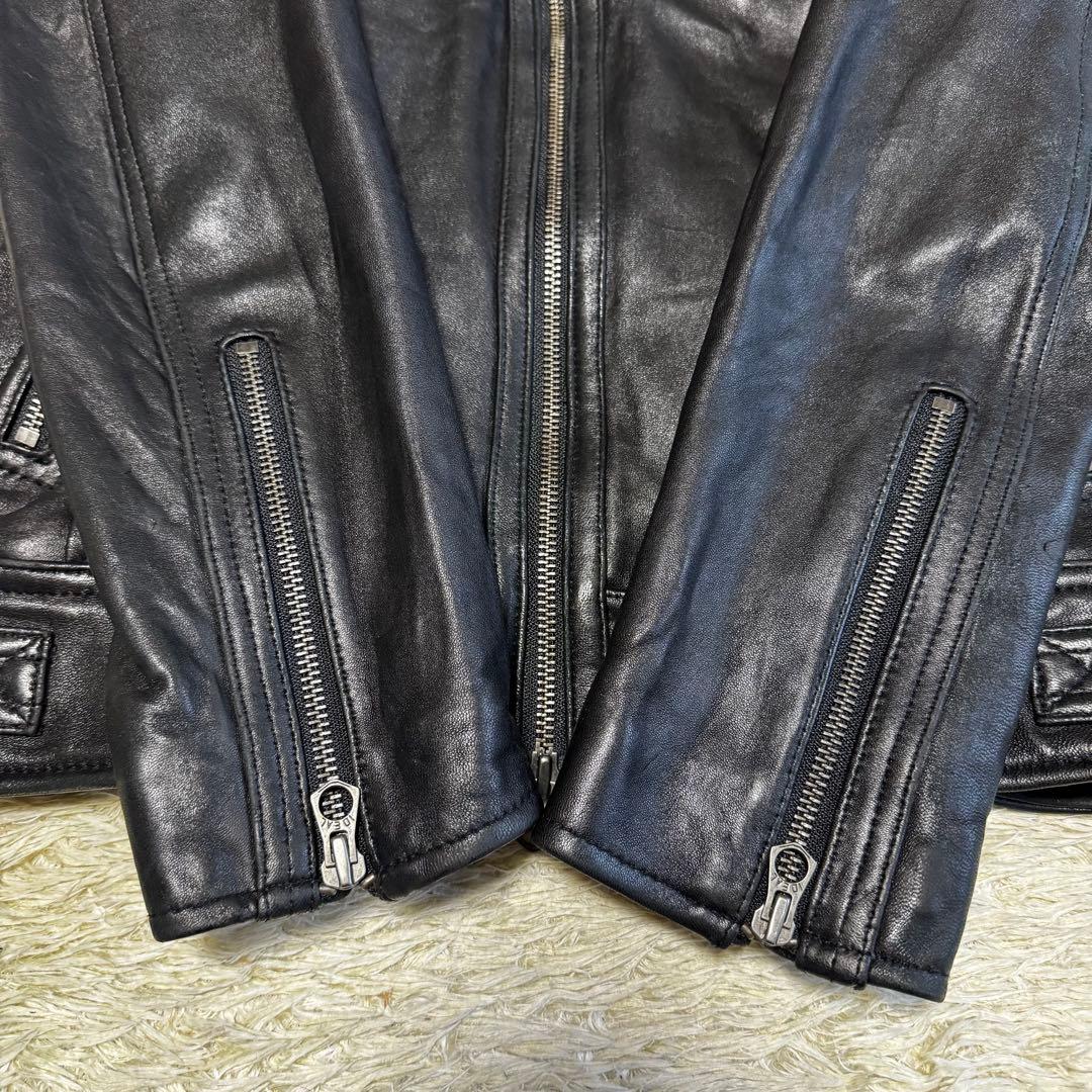 ジャックローズ　シングル　ライダースジャケット　キルティング　バイカー　3サイズ