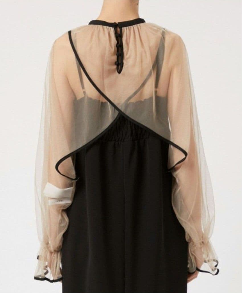 アメリヴィンテージMANY WAY TULLE VEIL DRESSベロアドレス