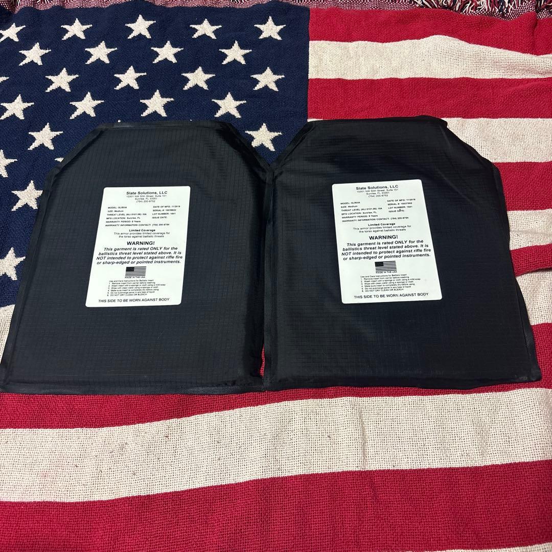 Slate Solutions実物 ソフトアーマーMedium 米国製 B20