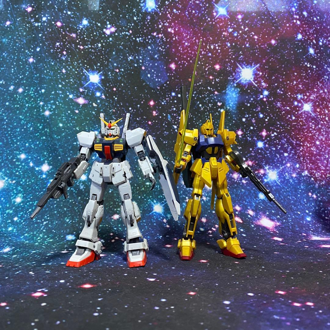 GUNPLA 1/144 HG ZZガンダム バウ キュベレイ ザクIII ジム