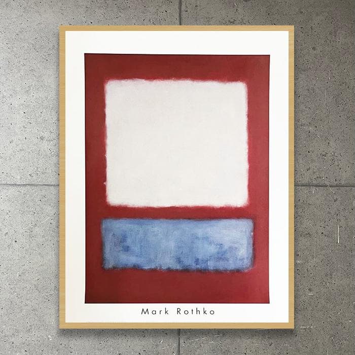 額装済/Light over Gray 1956/マークロスコ/ポスター/アート