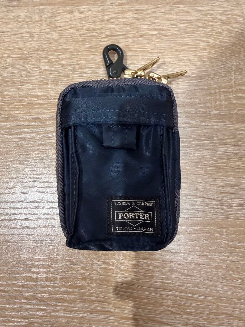 吉田カバン　PORTER / PX TANKER キーパック　アイアンブルー